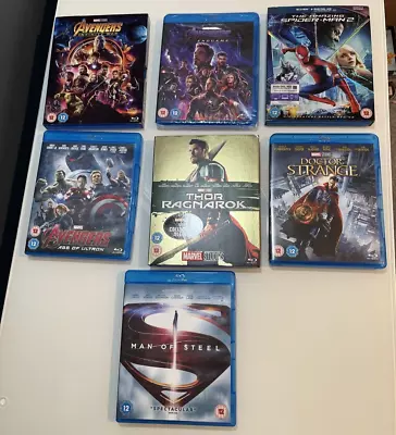 Avengers Marvel And Superhero Blu Rays & DVDs [Some New And Sealed]. • £7.99