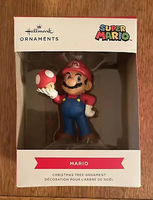 2021 Hallmark Super Mario Red Box Christmas Tree Ornament   MARIO -  NEW NIB • $10