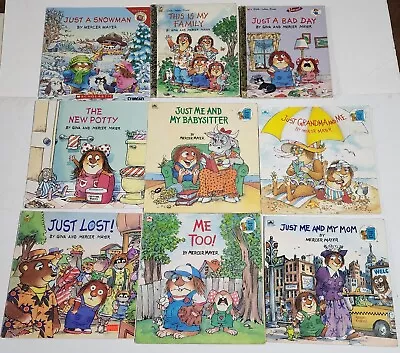 LITTLE CRITTER Book Lot Of 9 Gina & Mercer Mayer Little Golden Look-Look • $17.99