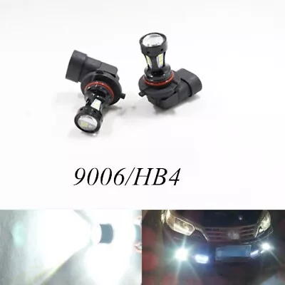 2x 9006 HB4  LED 80W 2800LM  6000K White Fog Light Daytime Running Bulbs • $19.99