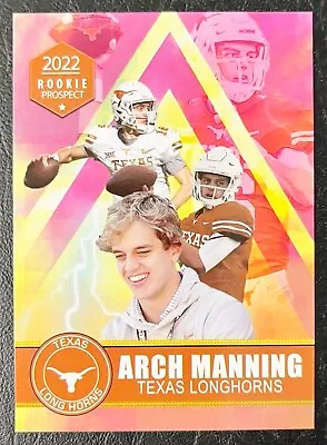 2022 Rookie Prospect Arch Manning Promo Rookie Mint Condition • $3.80