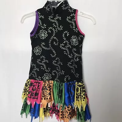 Rubies Girls Monster High Skelita Calaveras Halloween Costume Dress Sz Med 8-10 • $13.99