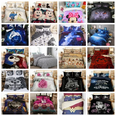 £16.79 • Buy Duvet Cover Quilt Cover Bedding Set With Pillow Cases Single Double King Sizes