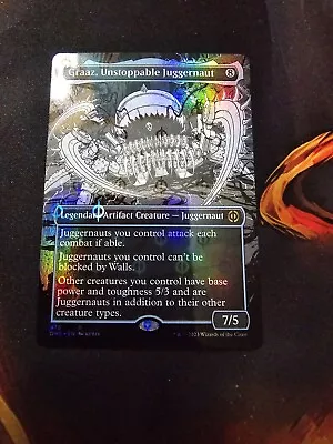 1x Graaz Unstoppable Juggernaut Step And Compleat Foil All Will Be One MTG NM • $2
