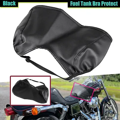 $20.98 • Buy Black 3 Gallon Gas Fuel Tank Bra Shield Protector For Harley Dyna Low Rider FXDL