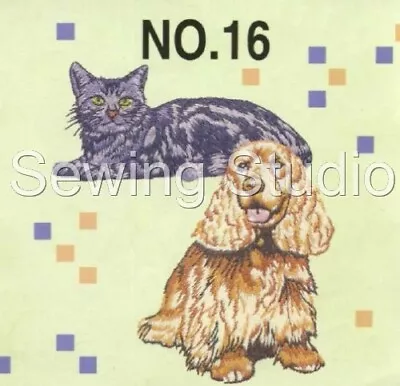 £6 • Buy Brother #16 - Dogs & Cats Designs - Machine Embroidery Designs On Cd Or Usb