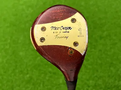 MacGregor Golf Eye-O-Matic Tourney 945W Persimmon Driver Right Handed Steel “C” • $199.99