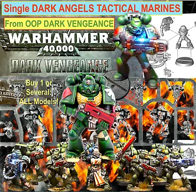 DARK ANGELS~VENGEANCE SPACE MARINES~BIKE~TERMINATOR=Games Workshop WARHAMMER 40K • $12.87