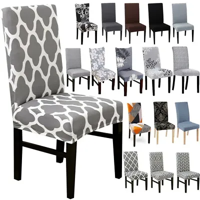 Heavy Duty Dining Chair Covers 2/4/6Pcs Wedding Party Home Seat Cover Stretch    • £4.49