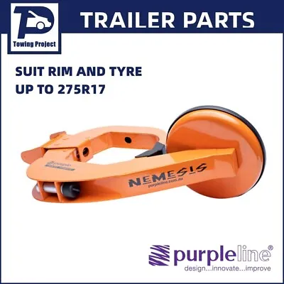 Purpleline Nemesis Caravan Camper Trailer Off Road Wheel Clamp Security Lock 4WD • $289