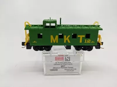 Micro-Trains 10000040 N MKT 36' Riveted Steel Side Caboose #12 LN/Box • $30.99