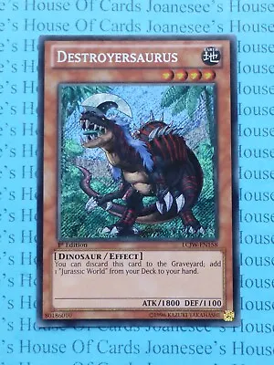 Destroyersaurus LCJW-EN158 Secret Rare Yu-Gi-Oh Card 1st Edition New • £3.99