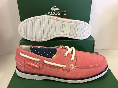 Lacoste CORBON W4 Women's Boat Sneakers Shoes UK 4 EU 37 • £35