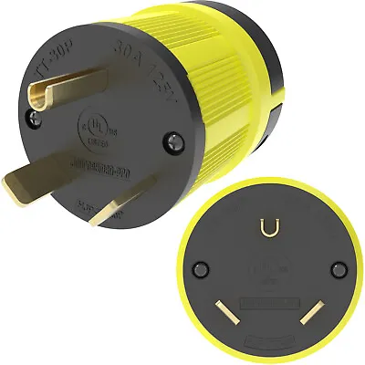 30A 125V TT-30P Male Plug Replacement Power Cord RV Generator TT30P 110-120 Volt • $14.97