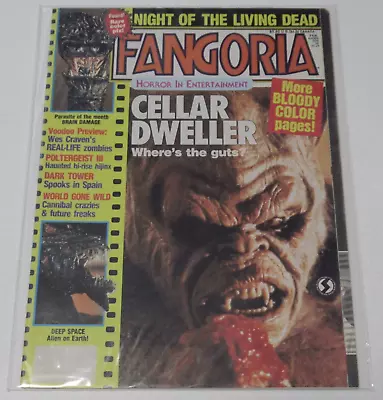 Fangoria Horror Magazine #71 1988 Cellar Dweller Brain Damage Deep Space • $15