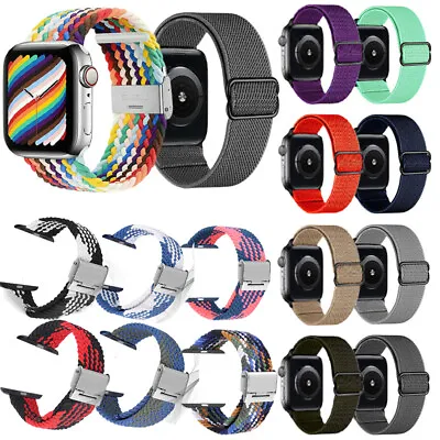 $2.56 • Buy Braided Band Strap For Iwatch Apple Watch Series 7 6 5 4 2 38 42 40 44 41 45mm ♪
