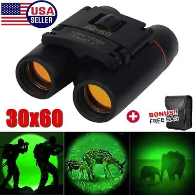 30x60 Day/Night Vision Binoculars Goggles Hunting Folding Telescope + Free Case • $10.93