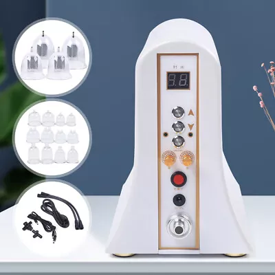 $69.35 • Buy Vacuum Cupping Therapy Massage Body Lymph Drainage Breast Enlargement Machine US