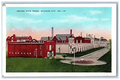 1936 Indiana State Prison Michigan City Indiana IN Posted Antique Postcard • $14.98