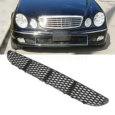 Front Bumper  Center Cover Mesh Grille E Class For Mercedes W211 E320 E500 03-06 • $32.99