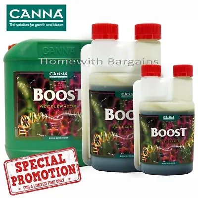 CANNA BOOST Accelerator Bloom Flower Enhancer Nutrients Soil Coco Hydroponics • £25.85