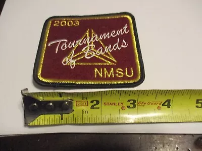 New  Mexico State University 2003 Vintage Nmsu Tourament Of Bands Patch • $14.90