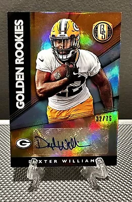 2019 Gold Standard DEXTER WILLIAMS #/75 Auto Rookie RC🔥Notre Dame Packers • $10