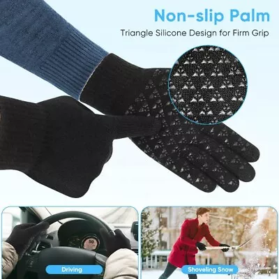 Winter Gloves Touchscreen Outdoor Windproof Warm Thick Thermal Men Women Gift • $7.99