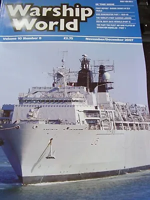 Warship World 2007 Nov/dec Operation Ironclad (part 1 ) Hms Manchester Part 1 • £6