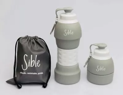 Sible Collapsible Water Bottle - Silicone • £12.99