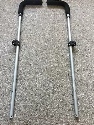 Genuine Maclaren Twin Rally Double Pushchair Complete Handles Pair Brand New • £22