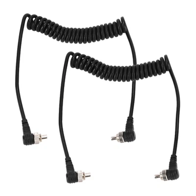 £8.80 • Buy Flash Sync Cable Male To Male Reinforced End Sleeve Plug And Play