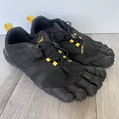 Vibram Men's FiveFingers V-Trail 2.0 19M7601 Black Size 9-9.5 Minimalist • $59.95