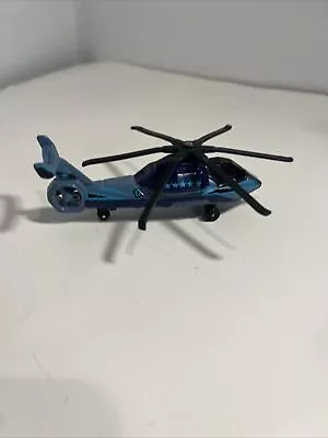 Matchbox Hero City Sky Busters Matchbox 2002 Military Helicopter Blue • $12.99
