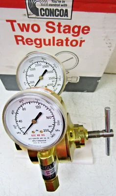 $179.99 • Buy 🔥 New Concoa Two Stage Regulator 100 Psi Cga 580 8069402-01-1 Gas Regulator