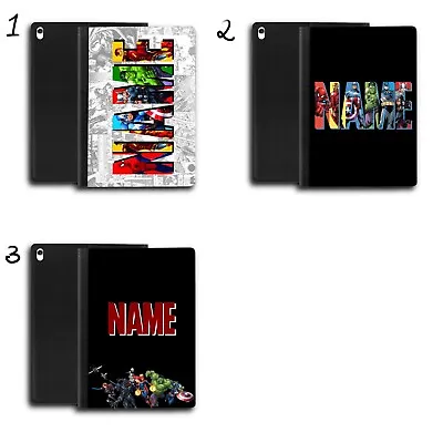 £21.99 • Buy Personalised Any Name Marvel Character IPad Case For IPad 2021 Air Pro Mini