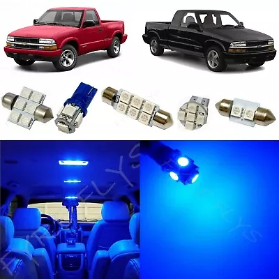 13x Blue LED Interior Lights Package Kit For 1998-2004 Chevrolet S10 +Tool CS7B • $13.59