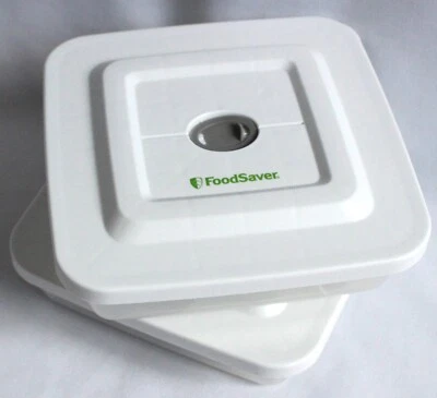 $19.99 • Buy Set Of 2 Food Saver Square Vacuum Sealed Storage Container 131708 Lunch Box