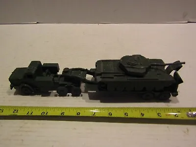 Vintage Military Army Truck Dinky Toys Flatbed Centurion Tank & Semi Transporter • $79.87