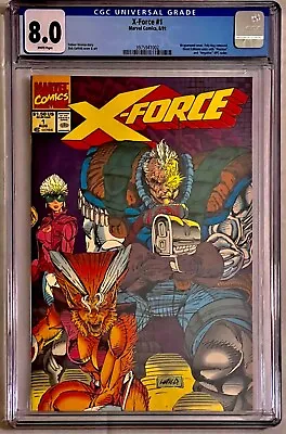 Marvel 1991 X-force #1 Cgc 8.0 Vf White Pages! First Issue! Wraparound Cover! • $24.99