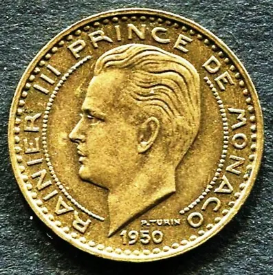 Coin - Monaco - 20 Francs - Km 131 - Rainier Iii Prince De Monaco - 1950 - (c32) • $8.90