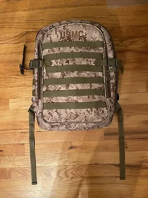 USMC Backpack Marine Corps MARPAT MOLLE Pack Military Woodland Camo Pack • $55