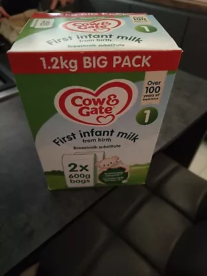 Cow & Gate 1 First Infant Milk 1.2kg • £10