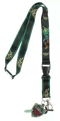 Bioworld The Legend Of Zelda Lanyard With 3D Rubber Shield 8  Multi-colored  • $20.99