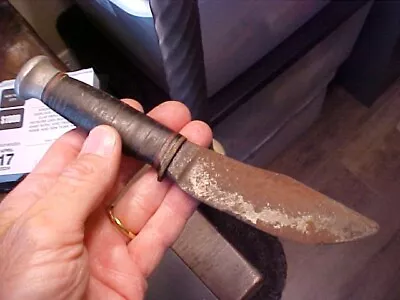 1916 Dated Marbles Hunting Knife W/Sheath  As Found  Condition Lots Of Rust Etc. • $24.99