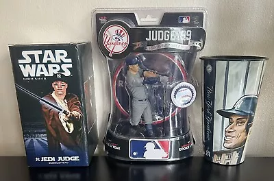 AARON JUDGE Star Wars Jedi Bobblehead SGA ROOKIE Of The YEAR Figurine NY Yankees • $124.99