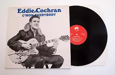 EDDIE COCHRAN - C'MON EVERYBODY LP VINYL EX/EX Rare Greatest Hits Best Of Album • £5.99