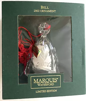 Waterford Marquis 2002  Limited Edition Annual Bell Ornament Dated • $18.99