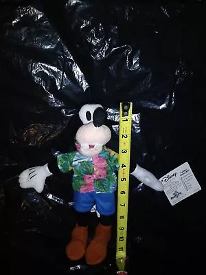 DISNEY Cartoon A Goofy Movie Dog Hawaiian Shirt Stuffed PLUSH TOY Animal New • $25