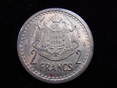 MONACO 2 Francs 1945 Prince Louis II 1532# Money Coin Combined Ship • $7.90